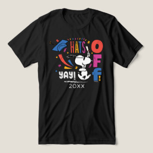 Camiseta Triblenda Cachorros Snoopy Sombreros Fuera Para Ti Graduació