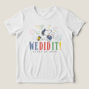 Camiseta Triblenda Cachorros Snoopy Woodstock Lo Logramos Gorra de Gr