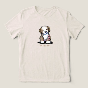 Camiseta Triblenda Cadenas de Corazón de KiniArt™ Havanese