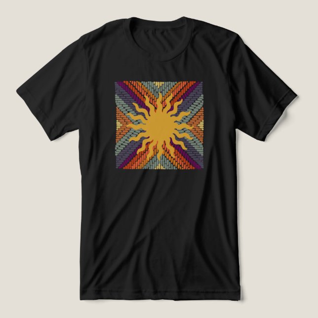 Camiseta Triblenda Cae Sunshine Mosaic (Diseño delantero )