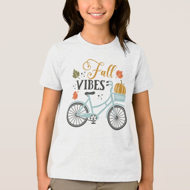 Camiseta Triblenda Cae Vibes Por Bicicleta (Anverso)