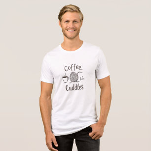 Camiseta Triblenda Café ・ Caos ・ Cucharas - Abraza lo Hermoso