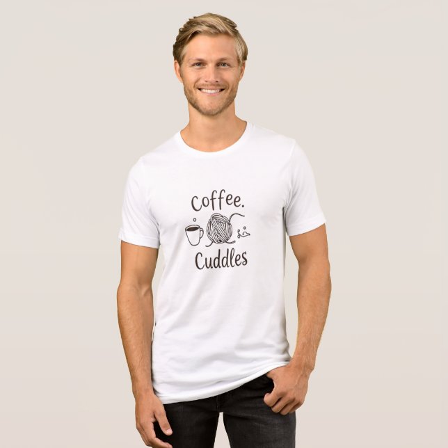 Camiseta Triblenda Café ・ Caos ・ Cucharas - Abraza lo Hermoso (Anverso Completo)