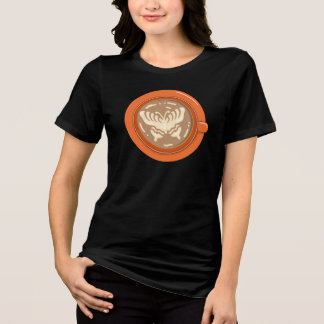 Camiseta Triblenda Café con leche de mariposa