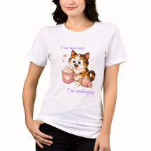 Café de Gato Calico Acogedor y Lindo - No soy pere