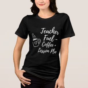 Camiseta Triblenda Café y planes de lección Lindos para estudiantes
