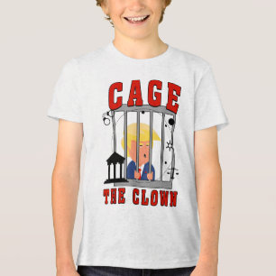 Camiseta Triblenda Cage gracioso El Payaso Trump En Prisión _1