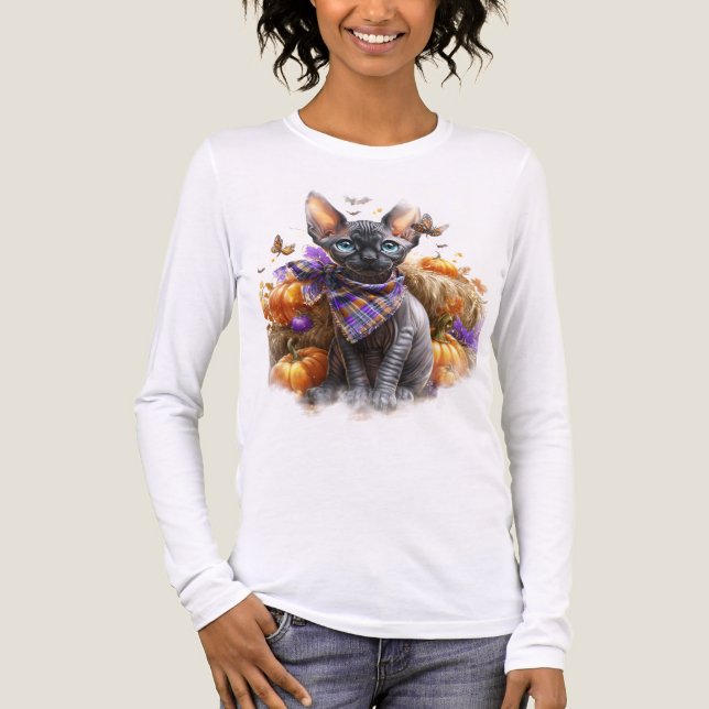 Camiseta Triblenda CAÍDA DE bonito SPHYNX CAT (Anverso)