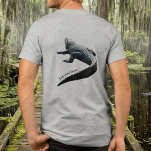 Camiseta Triblenda Caimán Americano “Hasta Luego” Divertido