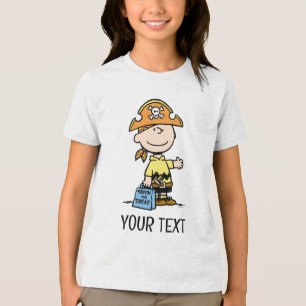 Camiseta Triblenda Calabaza Charlie Brown Pirata Halloween