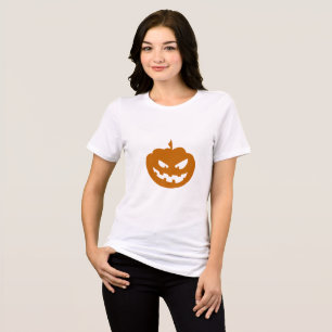 Camiseta Triblenda Calabaza Cute de Halloween espeluznante