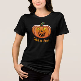 Camiseta Triblenda Calabaza de Halloween