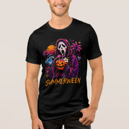 Camiseta Triblenda Calabaza de Playa Ghostface de Summerween