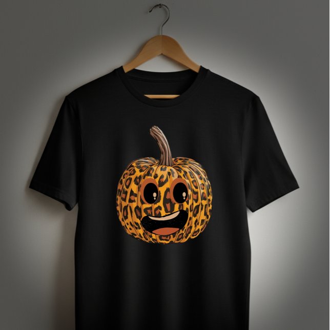 Camiseta Triblenda Calabaza divertida de leopardo (Subido por el creador)