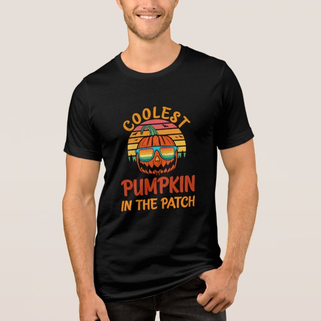 Camiseta Triblenda Calabaza más fría del parche (Anverso)