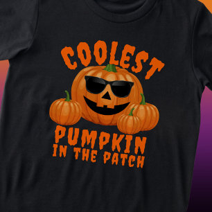 Camiseta Triblenda Calabaza Más Fría En El Parche Halloween