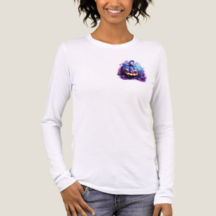 Camiseta Triblenda Calabaza Morada Iluminada