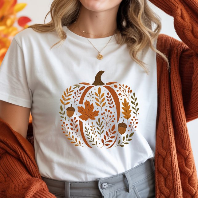 Camiseta Triblenda Calabaza otoñal (Subido por el creador)