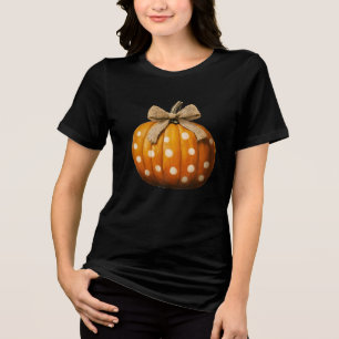 Camiseta Triblenda Calabaza Polka Dot Vintage