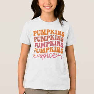 Camiseta Triblenda Calabazas calabazas calabazas calabazas especias