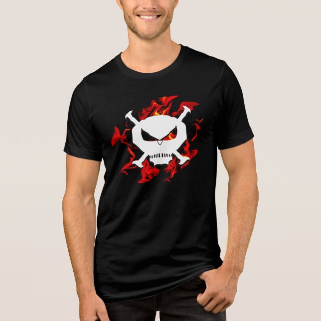 Camiseta Triblenda calavera (Anverso)