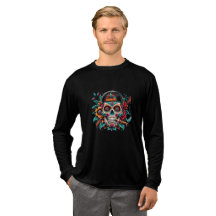 Calavera con gorra y puro