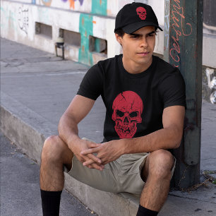 Camiseta Triblenda Calavera de escarlata: Horror anatómico