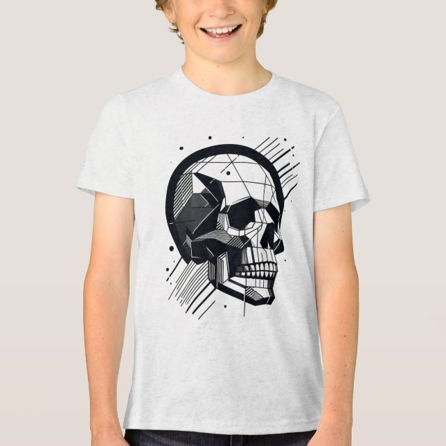 Camiseta Triblenda Calavera en estilos diferentes 30 (Anverso)