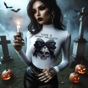 Camiseta Triblenda Calavera espeluznante de Halloween