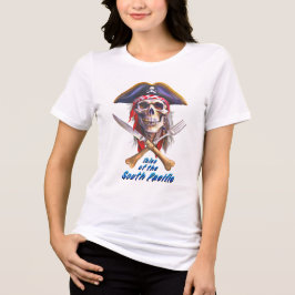 Camiseta Triblenda Calavera pirata "Cuentos del Pacífico Sur"