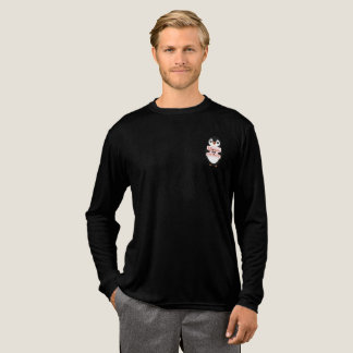 Camiseta Triblenda Cálido por naturaleza: adorable pingüino con texto