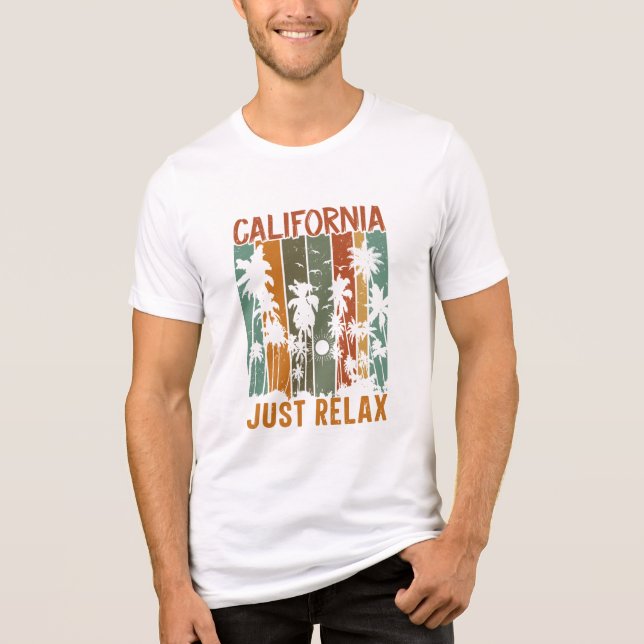 Camiseta Triblenda California Just Relax (Anverso)