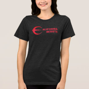 Camiseta Triblenda California resiste la oscuridad de las mujeres cam