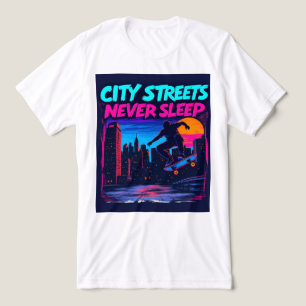 Camiseta Triblenda Calles de la ciudad Brite-T Nunca duermen 0019036