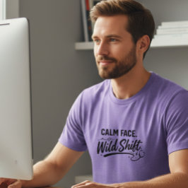 Camiseta Triblenda Calm Face Wild Shift Frontline Tee for Man