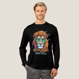 Camiseta Triblenda Calm Heart, Wild Roar – Lion Energy Motivational T