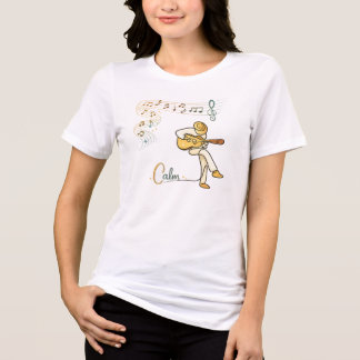 Camiseta Triblenda Calm Musician One Line Drawing Design