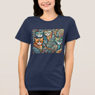 Camiseta Triblenda calmando gatos 2