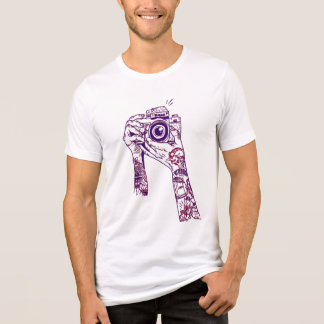 Camiseta Triblenda Cámara Vintage y Tatuajes
