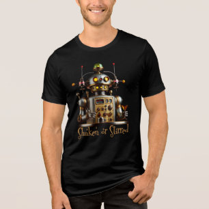 Camiseta Triblenda Camarero Robot Futurista "Agitado o Revuelto"
