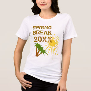 Camiseta Triblenda Cambio de vacaciones de primavera al año actual