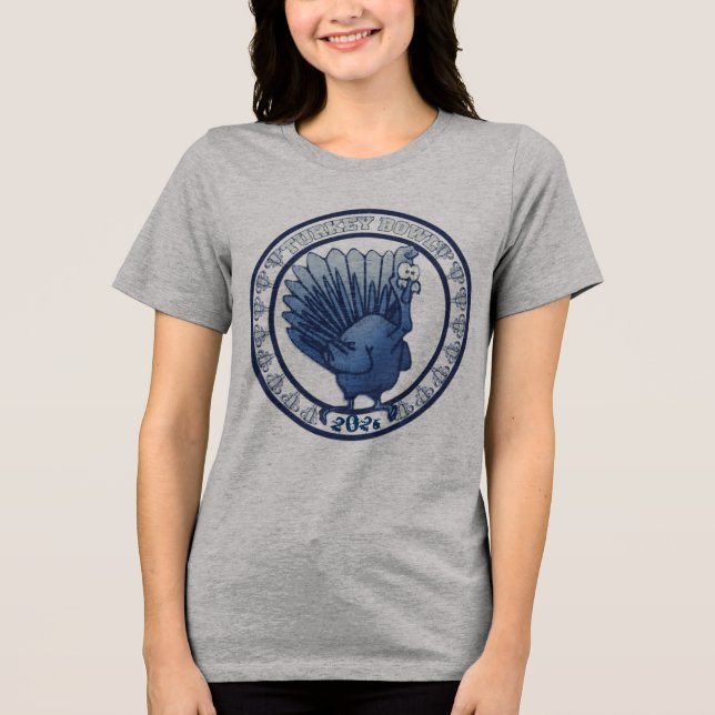 Camiseta Triblenda Cambio del tazón de Turquía al año actual (Anverso)