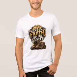 Camiseta Triblenda Caminar por fe, no por vista