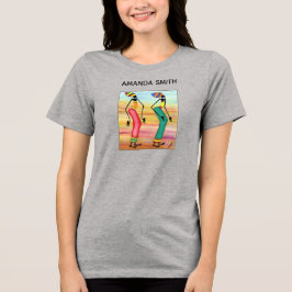 Camiseta Triblenda Caminata Inspiradora por el arte africano de las a