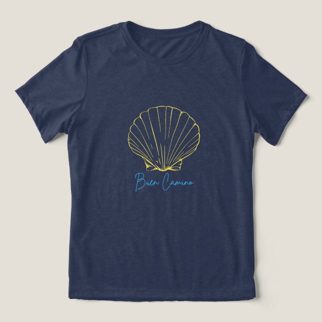 Camiseta Triblenda Camino Buen Camino - Camino de Santiago (Diseño delantero )