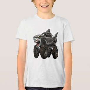 Camiseta Triblenda Camión Monstruo Megalodon