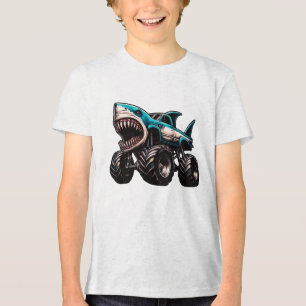 Camiseta Triblenda Camión Monstruo Tiburón