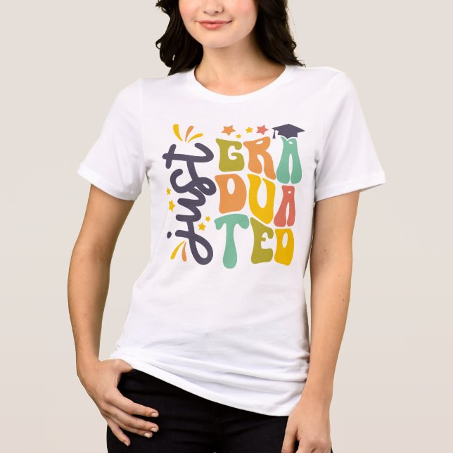Camiseta Triblenda Camisas-camiseta de Chica graduado (Anverso)