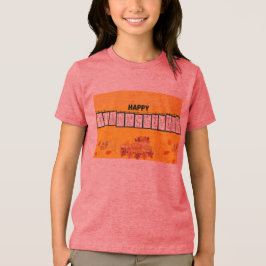 Camiseta Triblenda Camisas de impresión clásicas de Acción de Gracias