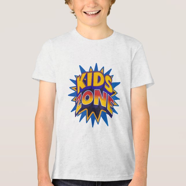 Camiseta Triblenda Camisas de la explosión de la zona infantil (Anverso)